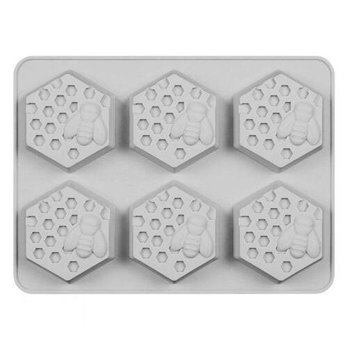 Silicone Honey Bee Soap Mold Chocolate Cake Maker Fashionabl