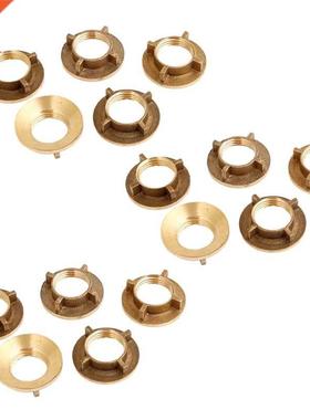 15 Pcs Gold Tone Brass 1/2 inch PT Threaded Household Water