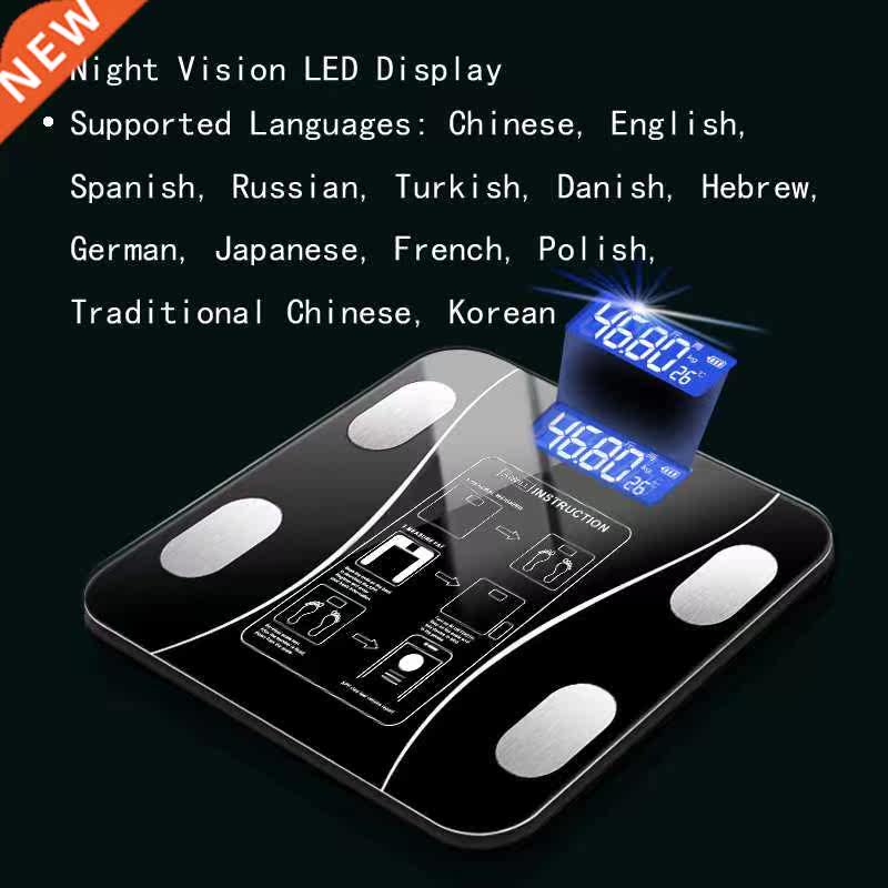 Body Fat Scale Smt Wireless Digital Bathroom Weight Scale