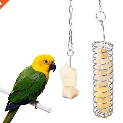 Stainless Steel Birds Food Holder Support Parrot Fruit Veget