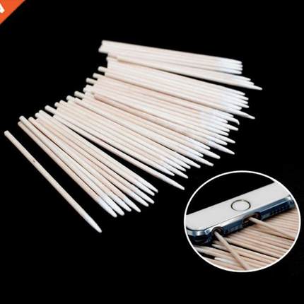 100Pcs/Pack 7cm Double Head Cotton Disposable Stick Clean To