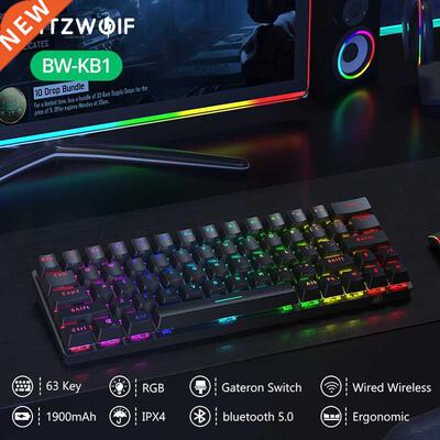 BlitzWolf BW KB1 bluetooth 5.0 Wireless Mechanical Keyboard