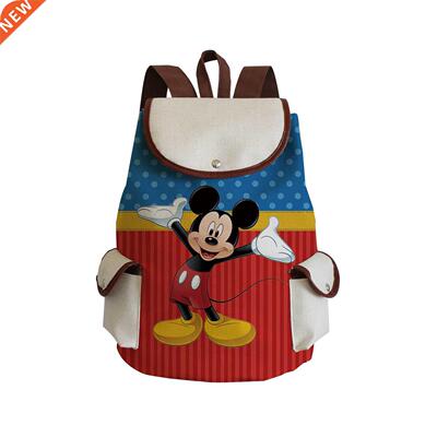 Mickey Minnie Backpack High Capacity Book Bag Fashion School