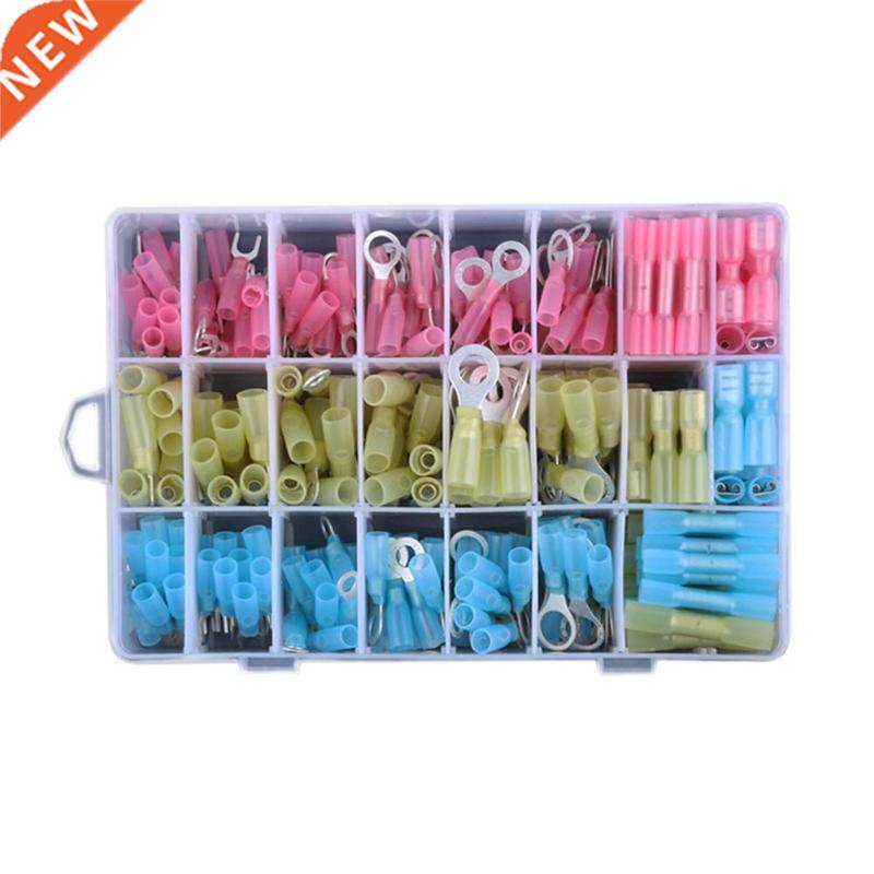 250pcs Assorted Insulated Spade Crimp Terminals Wire Cable A