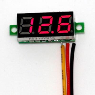 Mini 2 Cales / 3 Cales LED Display Module DC Voltmeter DC