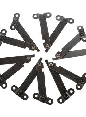 6Pcs 61*11mm Furniture Hinges Jewelry Box Cabinet Drawer Doo