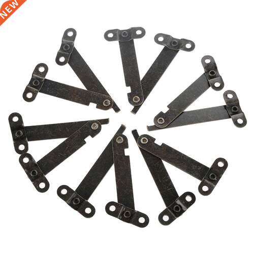 6Pcs 61*11mm Furniture Hinges Jewelry Box Cabinet Drawer Doo