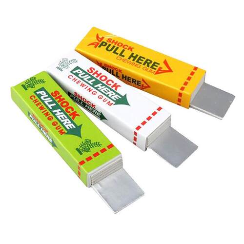 Safety Trick Joke Toy Fun Electric Toys Chewing Gum Pull He