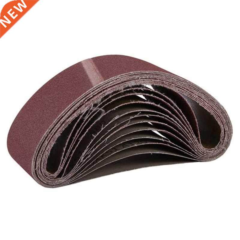 11Pcs Sanding Belts 75X533mm 80 120 150 Mixed Grit Alumina S