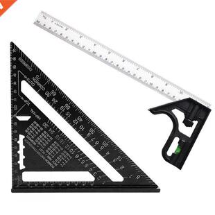 7 inch Wood Measure Ruler Profile Marking Tool Triangular Me