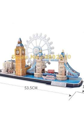 107pcs world famous architecture city line london  d pa