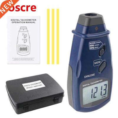3in1 Digital Tachometer Laser Non-Contact Photo RPM Rotation