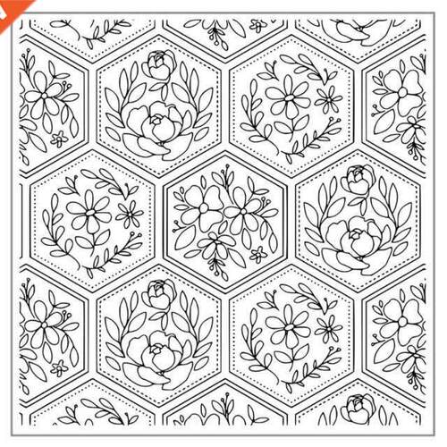 875A Flowers Background  Silicone Clear Stamp Seal Scrapb