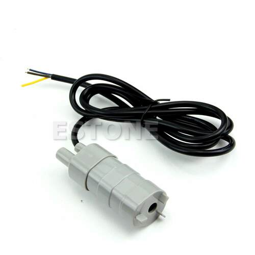 New 12V DC 1.2A Micro Submersible Motor Water Pump 5M 14L/Mi