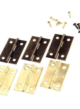 20Pc 34x22mm Antique Bronze/Gold Cabinet Hinges Furniture Ac