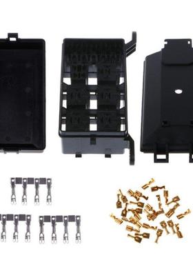 Auto Fuse Socket Box 6 Relay Holder 5 Road For Nacelle Car T