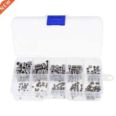 200PCS/Box M M4 M5 M6 M8 Stainless Steel Hex Socket Set Scr