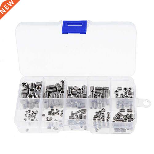 200PCS/Box M M4 M5 M6 M8 Stainless Steel Hex Socket Set Scr