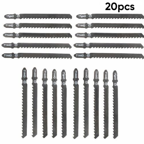 20pcs Jig Saw Blades Woodworking Fiber Boards Chipboard Part