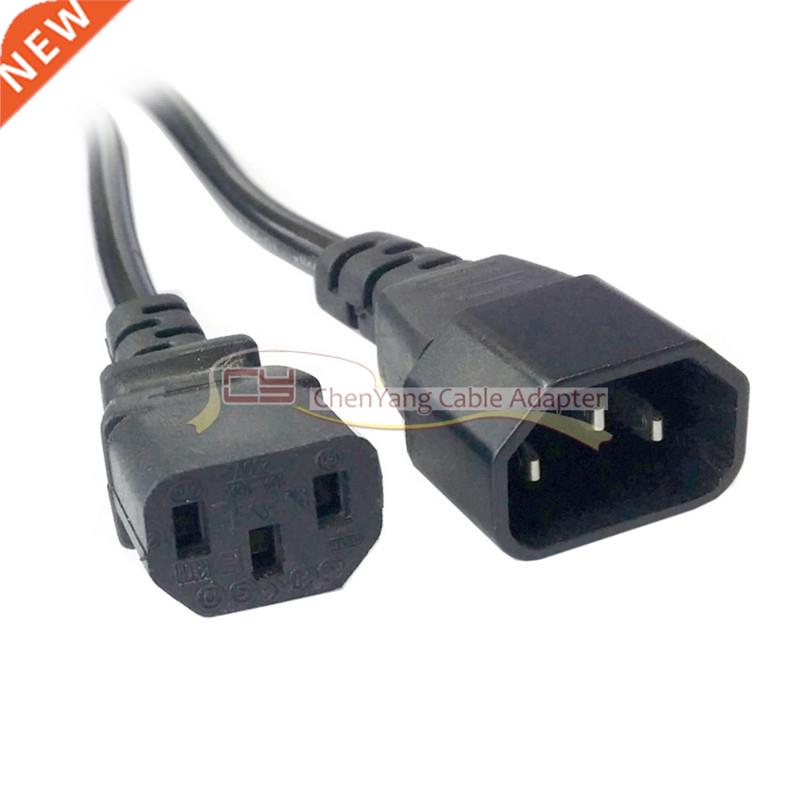 1.8m Male to Female PC Power Extension Cord Cable Wire IEC3