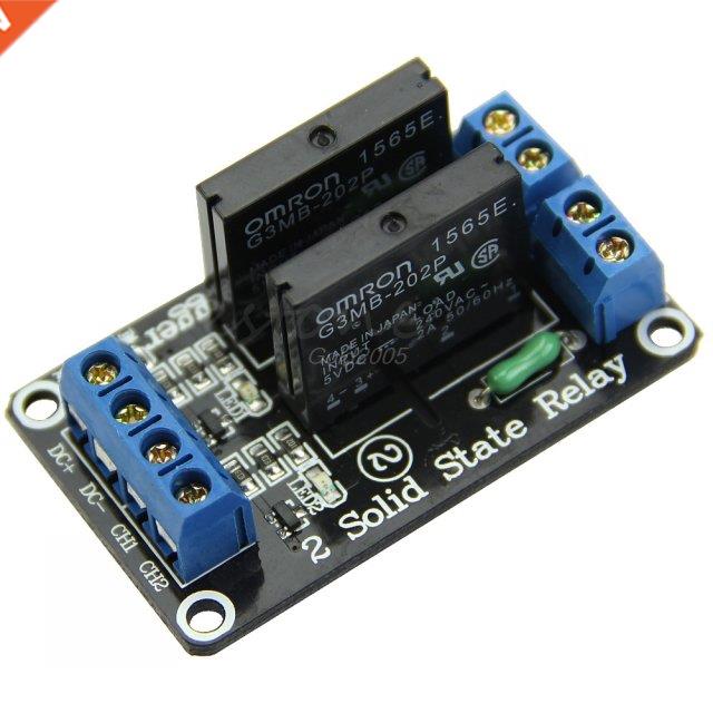 5V 2 Channel SSR High Level Solid State Relay Module 250V 2A