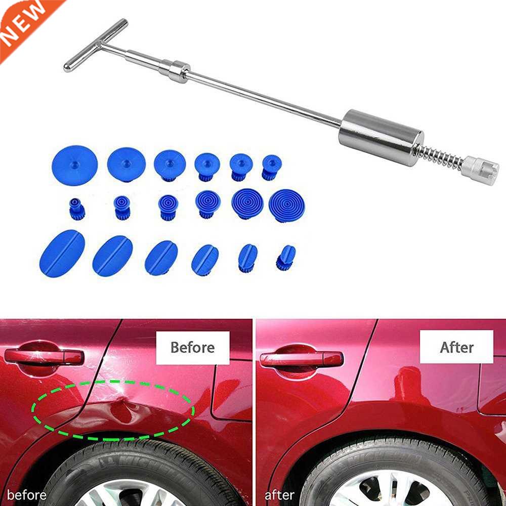 Portable Paintless Dent Repair Puller Kit T Bar Slide Hammer