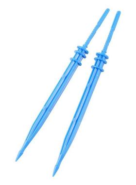 20pcs 1.5cm Blue Straight Arrow Dripper Connect /5mm Hose