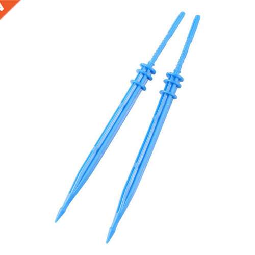 20pcs 1.5cm Blue Straight Arrow Dripper Connect /5mm Hose