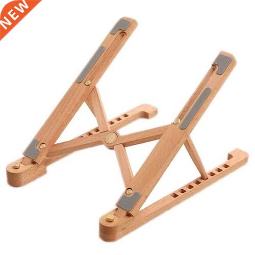 Laptop Stand, Wooden Laptop Stand Stand 8 Angle Adjustable W