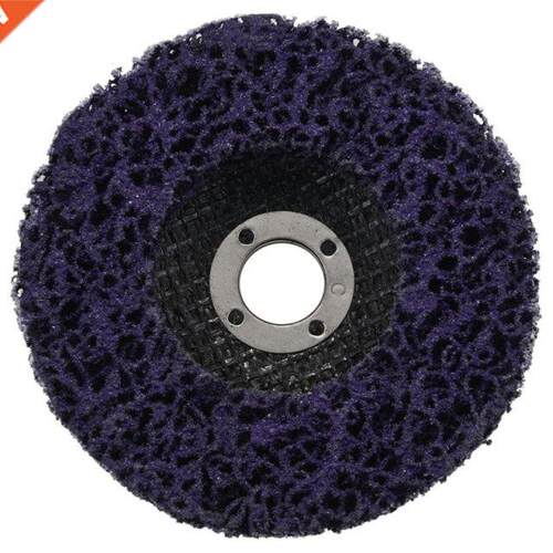 5Pcs Durable Poly Strip Disc Wheel 100x16Mm Wood Metal Paint