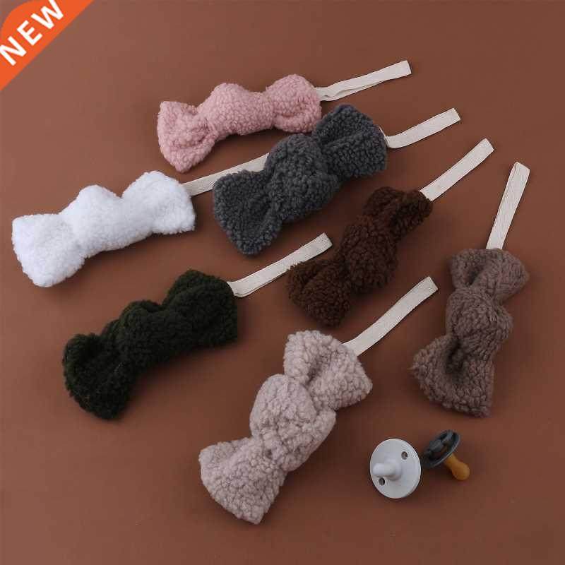 Cotton Linen Baby Pacifier Chain Clip Soother Nipple Holder