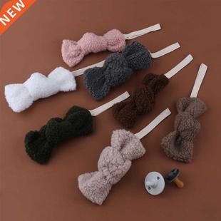 Cotton Linen Baby Pacifier Chain Clip Soother Nipple Holder