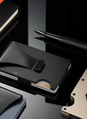 Dropshipping Aluminium Credit Card Hder for Men Wallet New