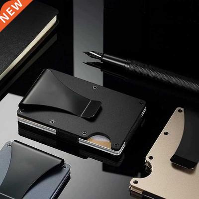 Dropshipping Aluminium Credit Card Hder for Men Wallet New