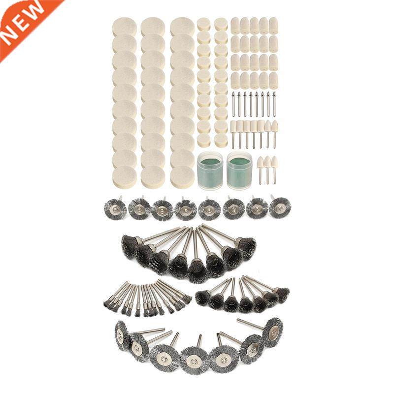 90Pcs Soft Felt Polishing Buffing Clean Wheel Kit 45Pc Ste