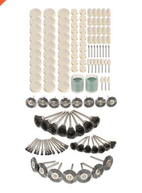 90Pcs Soft Felt Polishing Buffing Clean Wheel Kit 45Pc Ste