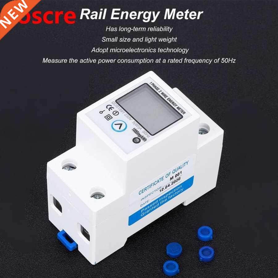 DDS1891 2P Din Rail Energy Meter Single Phase Meter Accuracy