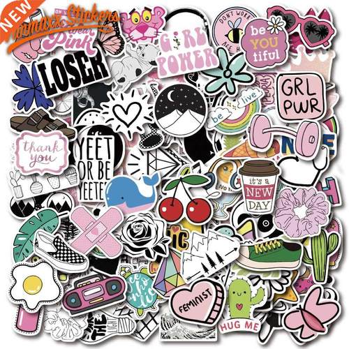 150 PCS Large Pack Lovely Cute VSCO Girl Kids Stickers Wate