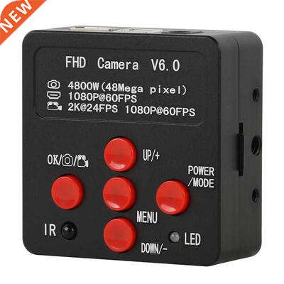 FHD 48MP 2K USB HDMI Industrial Video Microscope Digital Cam