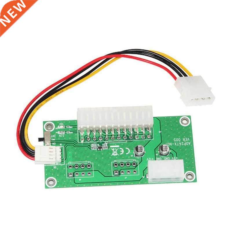 PC Desktop ATX 24Pin PSU Power Supply Sync Starter Extender