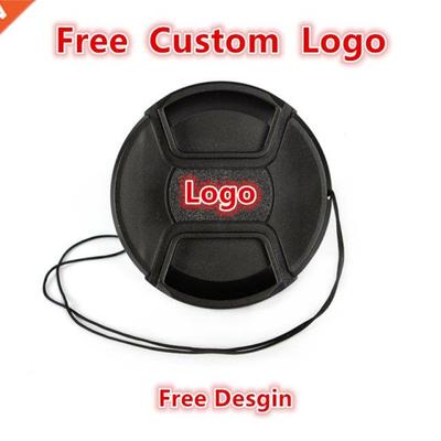 30pcs Custom Logo 40.5 49 52 55 58 62 67 72 77 82mm center p