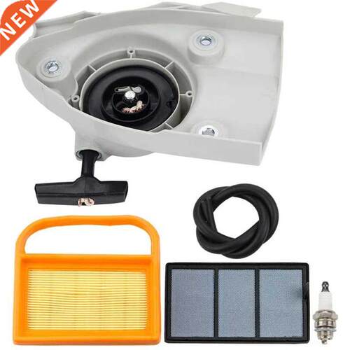 Recoil Rewind Starter Assembly with Air Filter Tune Up Kit f