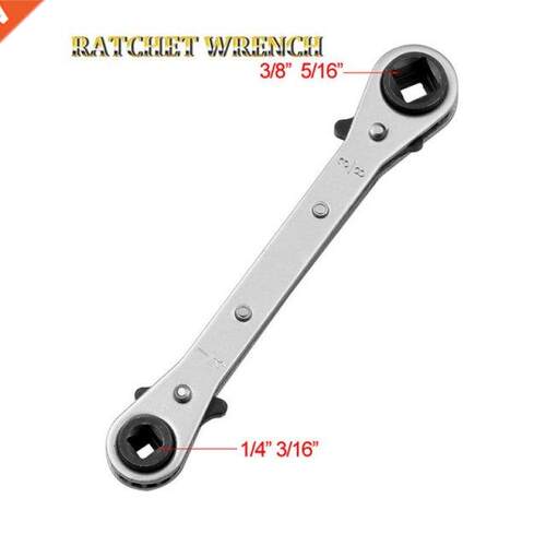 3/16 1/4 5/16 3/8 Double End Ratchet Wrench Air Conditio