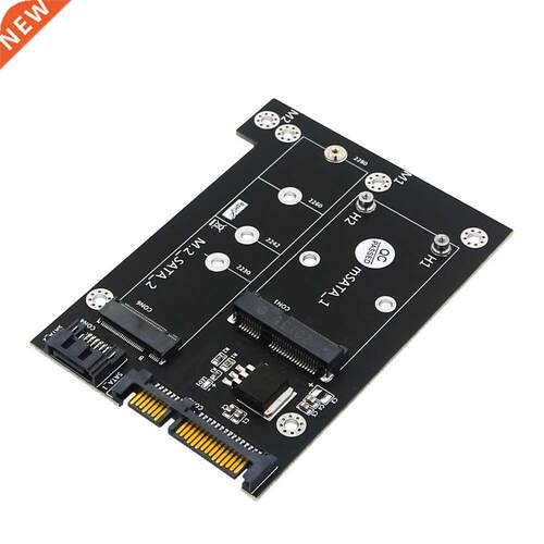 Msata/M2 to SATA3 Adapter Replacement 2 in 1 6Gbps High Spee