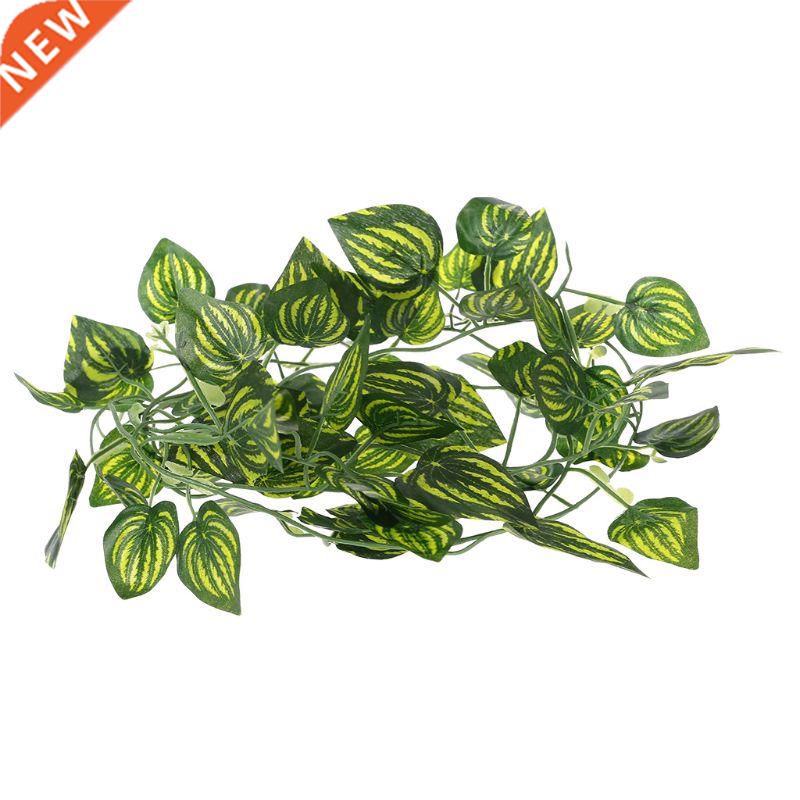 Artificial Watermelon Vine Reptile Lizards Terrarium Climb D