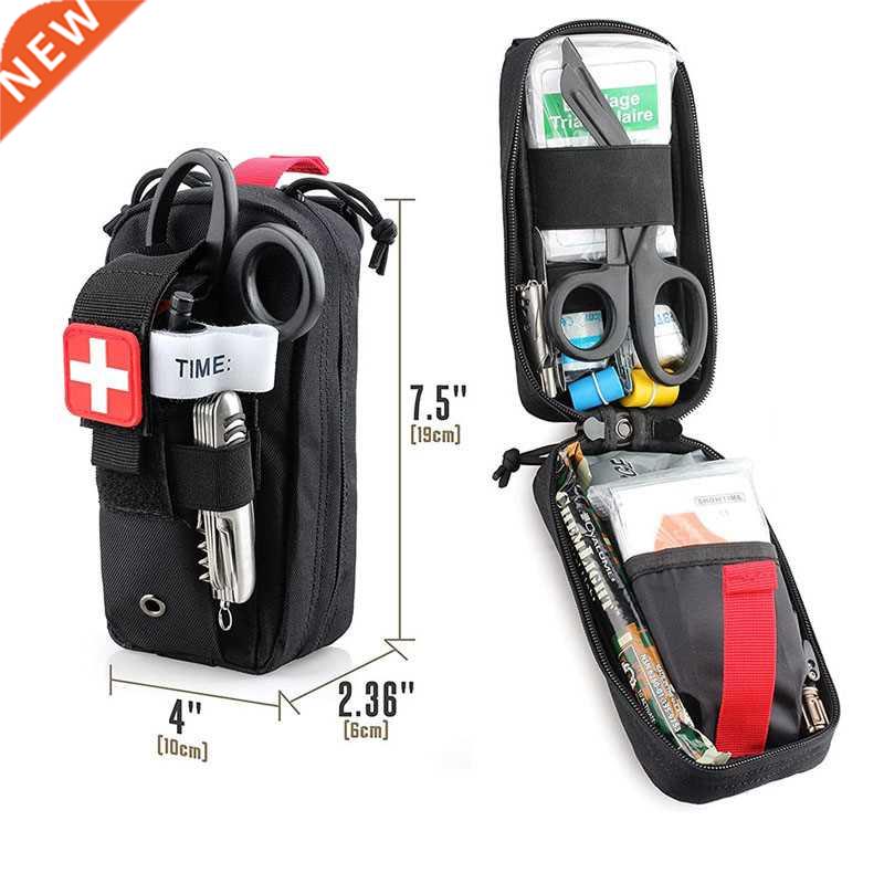Tactical MOLLE Medical EDC Pouch Outdoor EMT First Aid Kit P