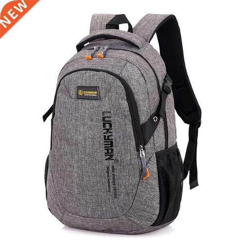 2021 New Fashion Men's Backpack Bag Male Polyester Lapto
