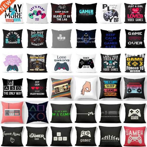 Super Hot Game Fans Video Gamepads Cushion Cases Retro Games