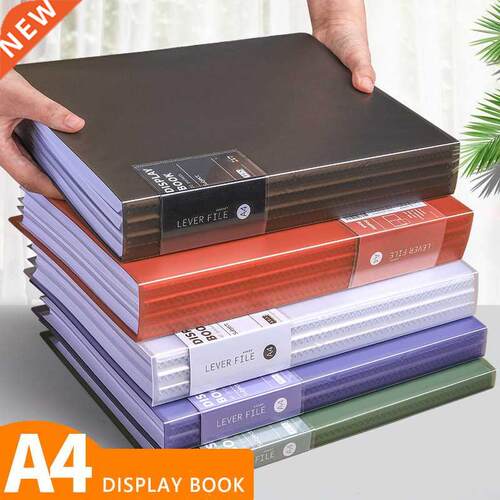 Retro Color A4 File Folder for Document Organizer Bag Waterp