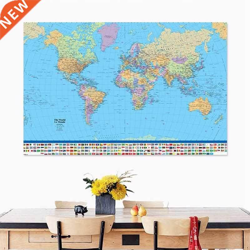 Political Map Of The World Miller Projection 5 Size Maxi Po